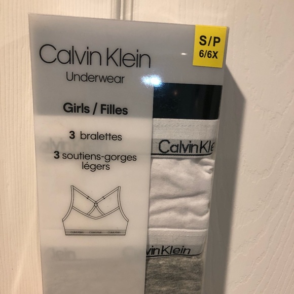 Calvin Klein - 3 Girls Bralettes